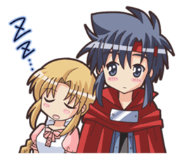 Glen, Haniwa, and friends sticker #1650231