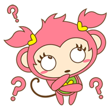 Miqee, the cute and naughty baby monkey sticker #1650314