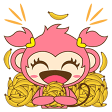 Miqee, the cute and naughty baby monkey sticker #1650315
