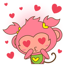 Miqee, the cute and naughty baby monkey sticker #1650321