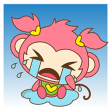 Miqee, the cute and naughty baby monkey sticker #1650323