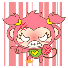 Miqee, the cute and naughty baby monkey sticker #1650334