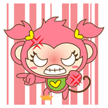 Miqee, the cute and naughty baby monkey sticker #1650334