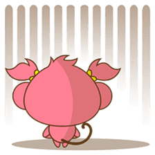 Miqee, the cute and naughty baby monkey sticker #1650337