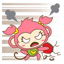 Miqee, the cute and naughty baby monkey sticker #1650340
