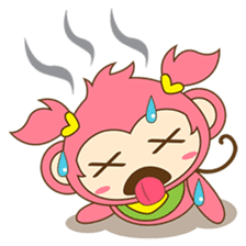Miqee, the cute and naughty baby monkey sticker #1650344
