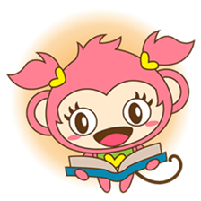 Miqee, the cute and naughty baby monkey sticker #1650352
