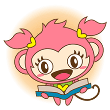 Miqee, the cute and naughty baby monkey sticker #1650352