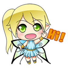 Mio, the cute fairy sticker #1650593