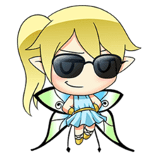 Mio, the cute fairy sticker #1650611