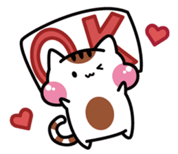 Daily life of the cheeks cat. sticker #1650833
