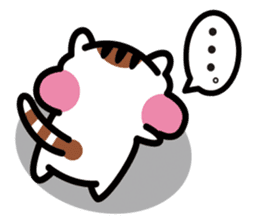 Daily life of the cheeks cat. sticker #1650835
