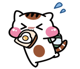 Daily life of the cheeks cat. sticker #1650836