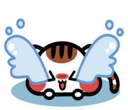 Daily life of the cheeks cat. sticker #1650838