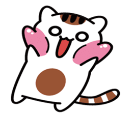 Daily life of the cheeks cat. sticker #1650839