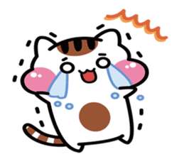 Daily life of the cheeks cat. sticker #1650841