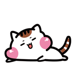 Daily life of the cheeks cat. sticker #1650846