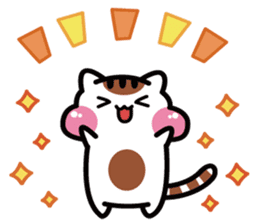 Daily life of the cheeks cat. sticker #1650850