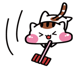 Daily life of the cheeks cat. sticker #1650851