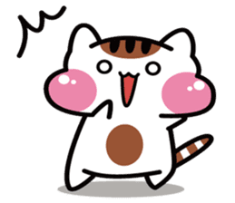 Daily life of the cheeks cat. sticker #1650852