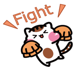 Daily life of the cheeks cat. sticker #1650853