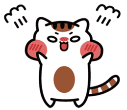 Daily life of the cheeks cat. sticker #1650854