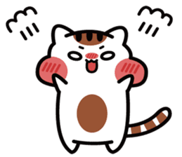Daily life of the cheeks cat. sticker #1650854