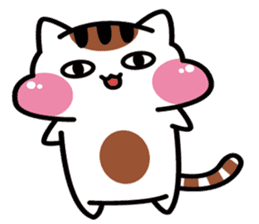 Daily life of the cheeks cat. sticker #1650855