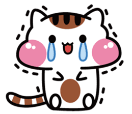 Daily life of the cheeks cat. sticker #1650856