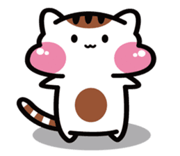 Daily life of the cheeks cat. sticker #1650857