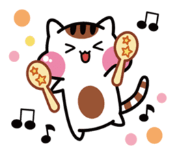 Daily life of the cheeks cat. sticker #1650858