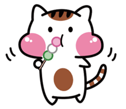 Daily life of the cheeks cat. sticker #1650861