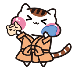 Daily life of the cheeks cat. sticker #1650862
