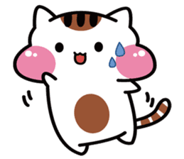Daily life of the cheeks cat. sticker #1650864