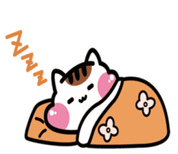 Daily life of the cheeks cat. sticker #1650866