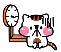Daily life of the cheeks cat. sticker #1650867