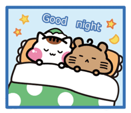 Daily life of the cheeks cat. sticker #1650871