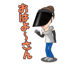 Single mother ARU  who lives in Kansai sticker #1651753