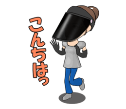 Single mother ARU  who lives in Kansai sticker #1651754