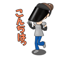 Single mother ARU who lives in Kansai sticker #1651754