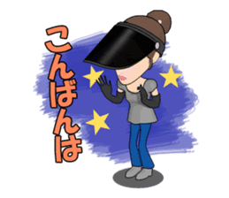 Single mother ARU who lives in Kansai sticker #1651755