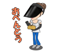 Single mother ARU who lives in Kansai sticker #1651757