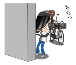 Single mother ARU who lives in Kansai sticker #1651765