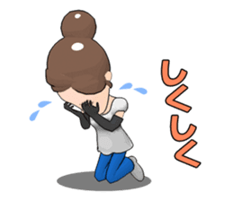 Single mother ARU who lives in Kansai sticker #1651777