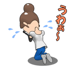 Single mother ARU who lives in Kansai sticker #1651778