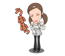 Single mother ARU who lives in Kansai sticker #1651782