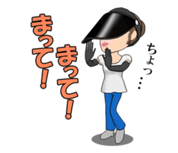 Single mother ARU  who lives in Kansai sticker #1651788