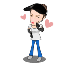 Single mother ARU who lives in Kansai sticker #1651789