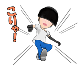 Single mother ARU  who lives in Kansai sticker #1651792