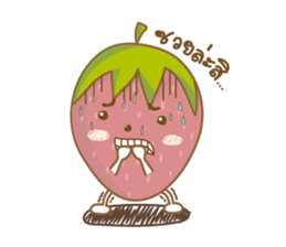 Mochigo - Strawberry and Mochi (Thai.) sticker #1651921